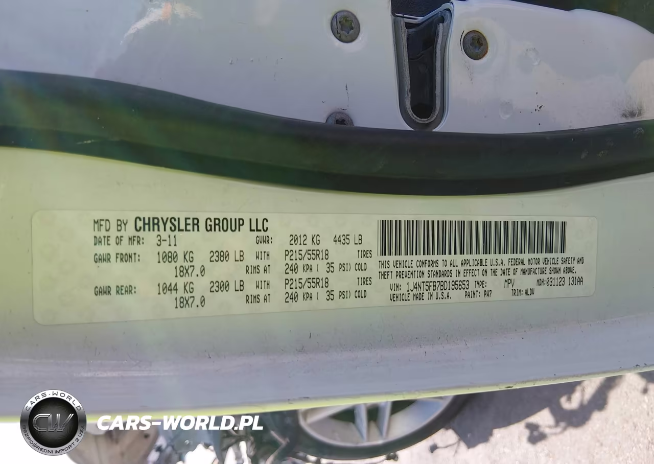 2011 Jeep Compass Limited VIN:1J4NT5FB7BD195653 - 9