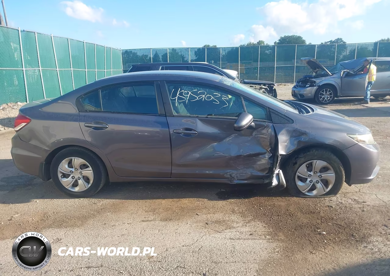 2015 Honda Civic Lx VIN:19XFB2F56FE045432 - 13