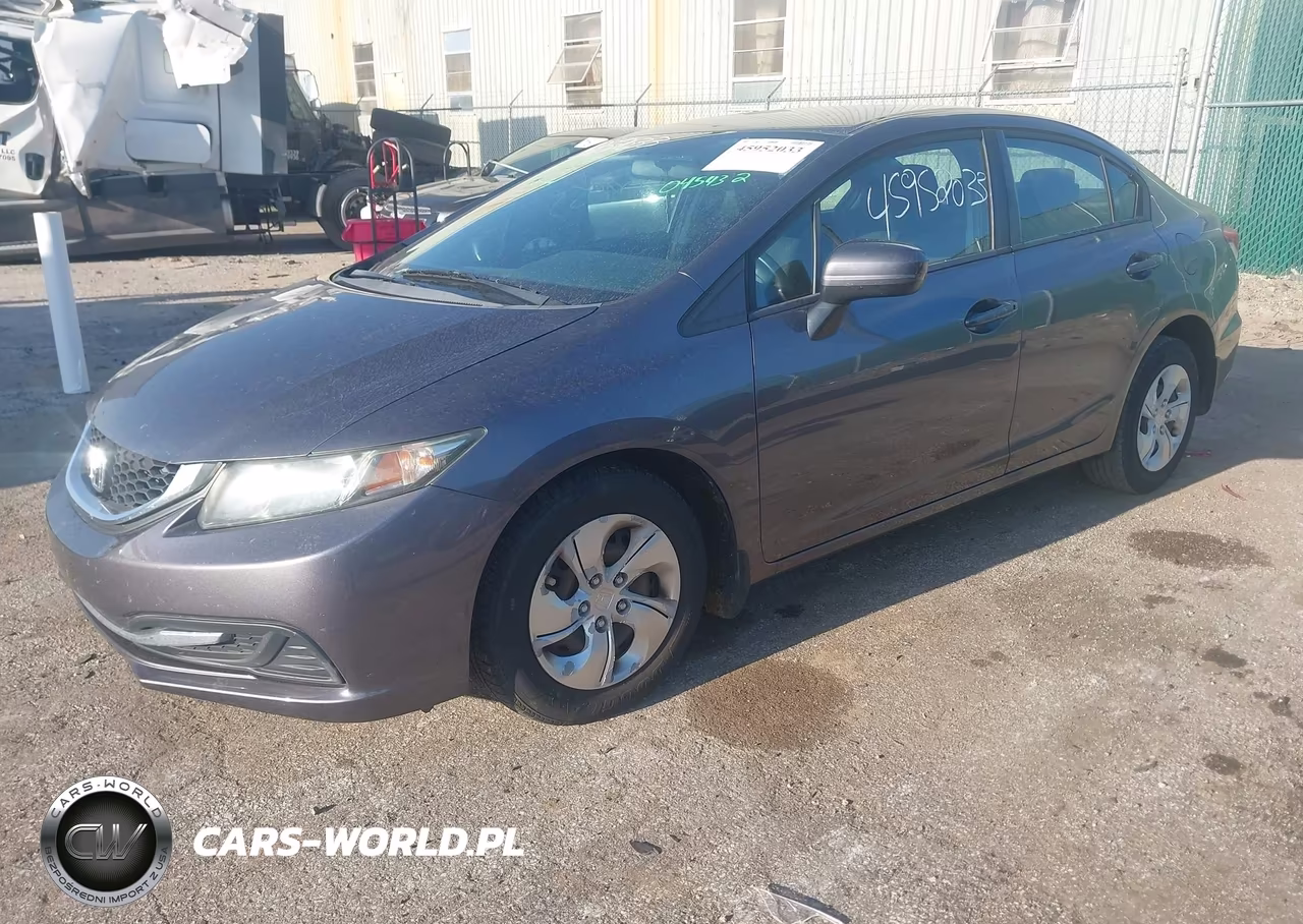 2015 Honda Civic Lx VIN:19XFB2F56FE045432 - 2