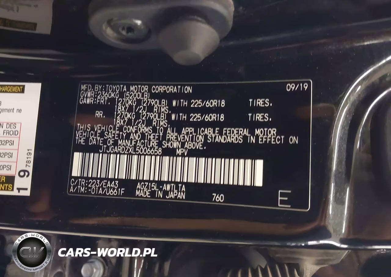 2020 Lexus Nx 300 VIN:JTJGARDZXL5006658 - 9