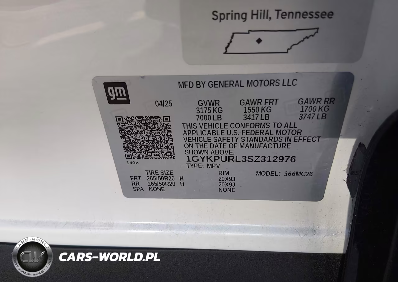 2025 Cadillac Lyriq Sport 1 Rwd VIN:1GYKPURL3SZ312976 - 9