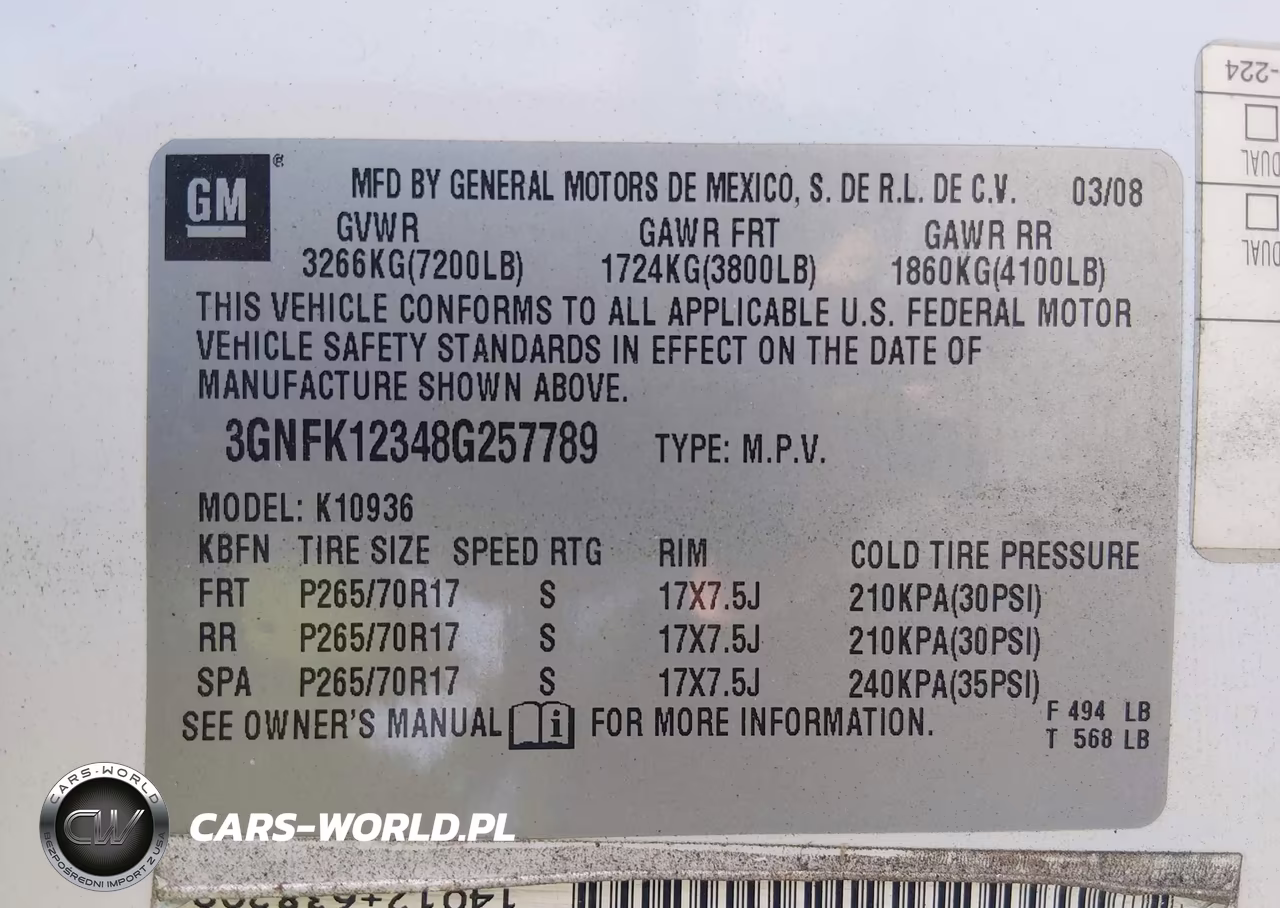 2008 Chevrolet Avalanche 1500 Lt VIN:3GNFK12348G257789 - 9