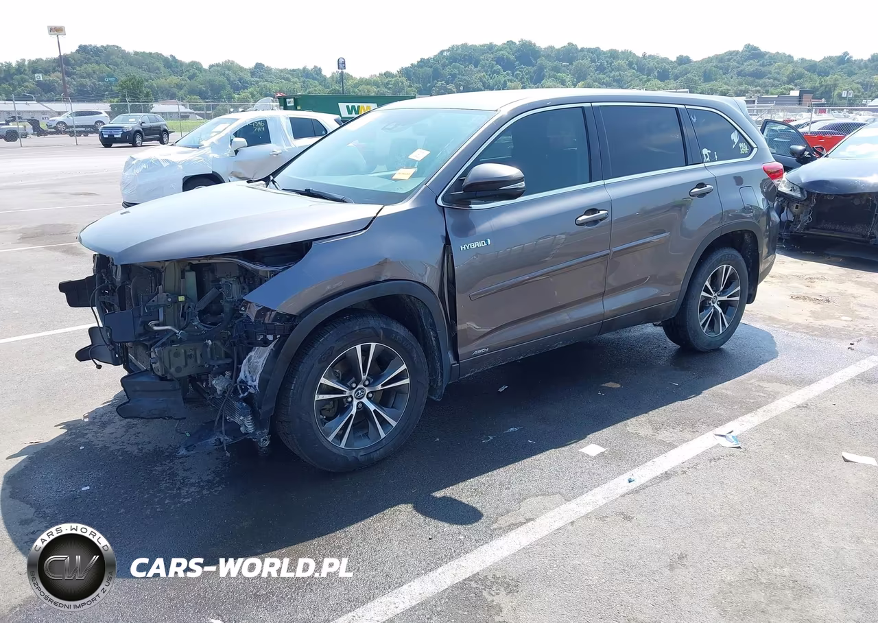 2017 Toyota Highlander Hybrid Le VIN:5TDBGRFH3HS026428 - 2