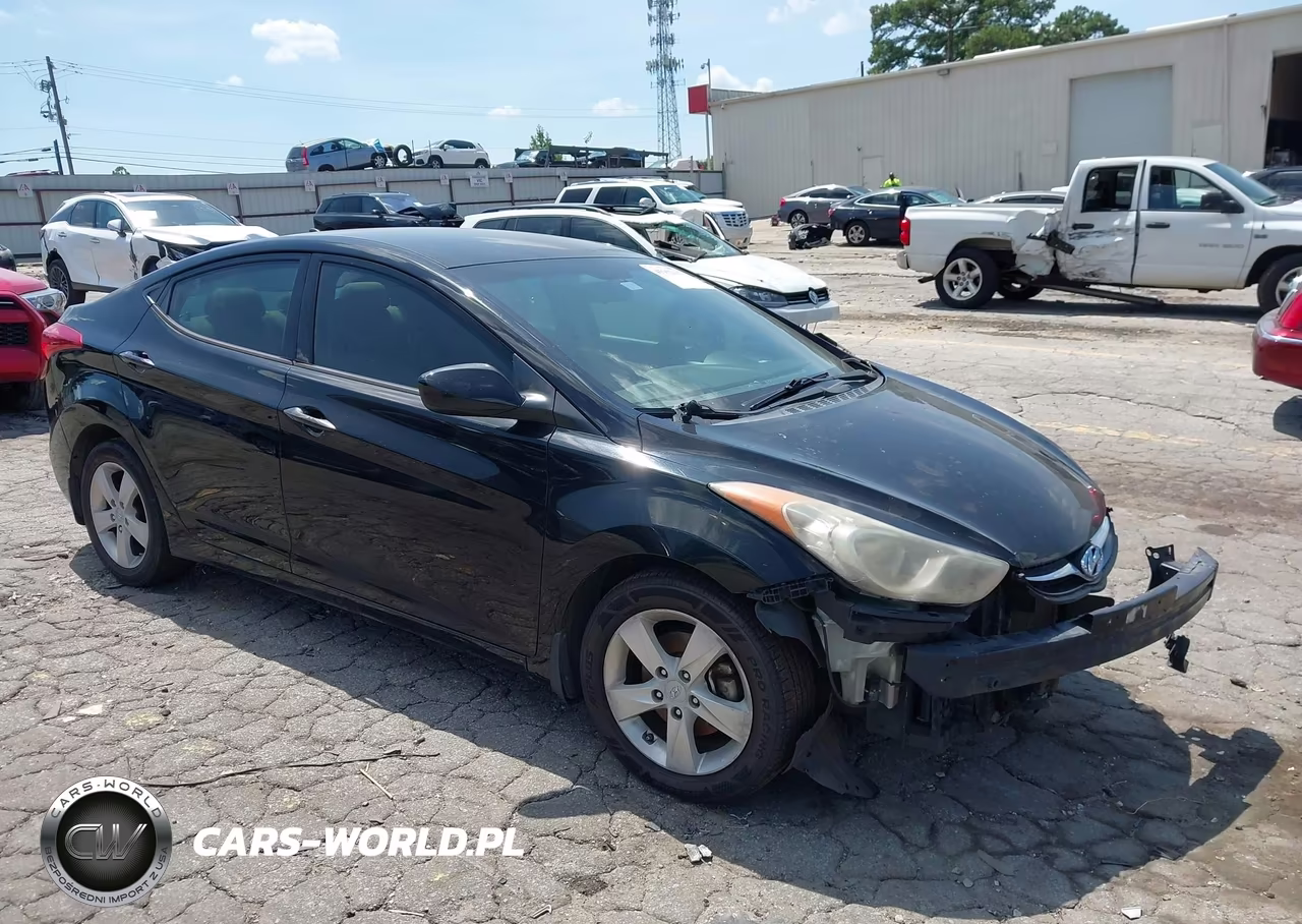 2013 Hyundai Elantra Gls VIN:KMHDH4AE1DU614318 - 1