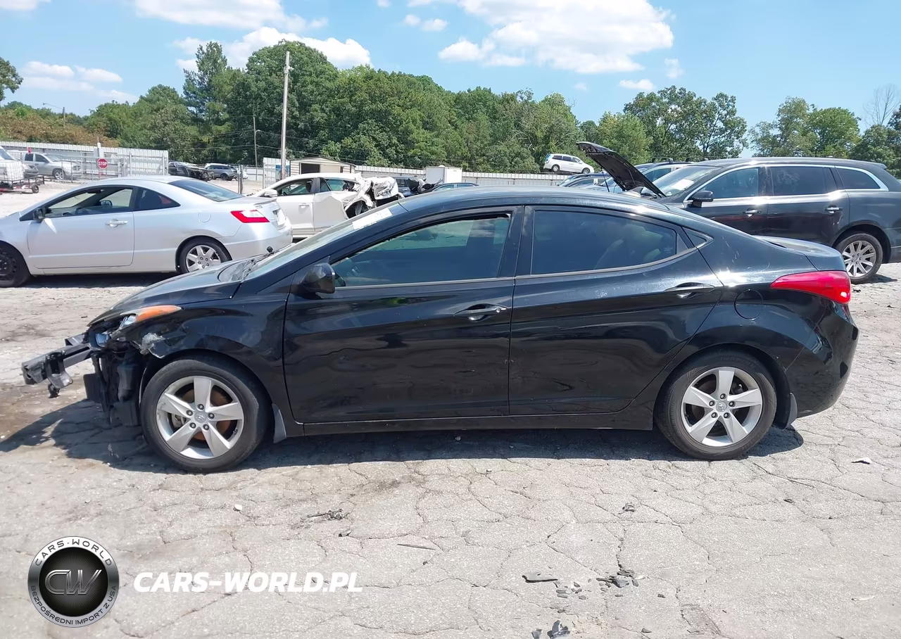 2013 Hyundai Elantra Gls VIN:KMHDH4AE1DU614318 - 14