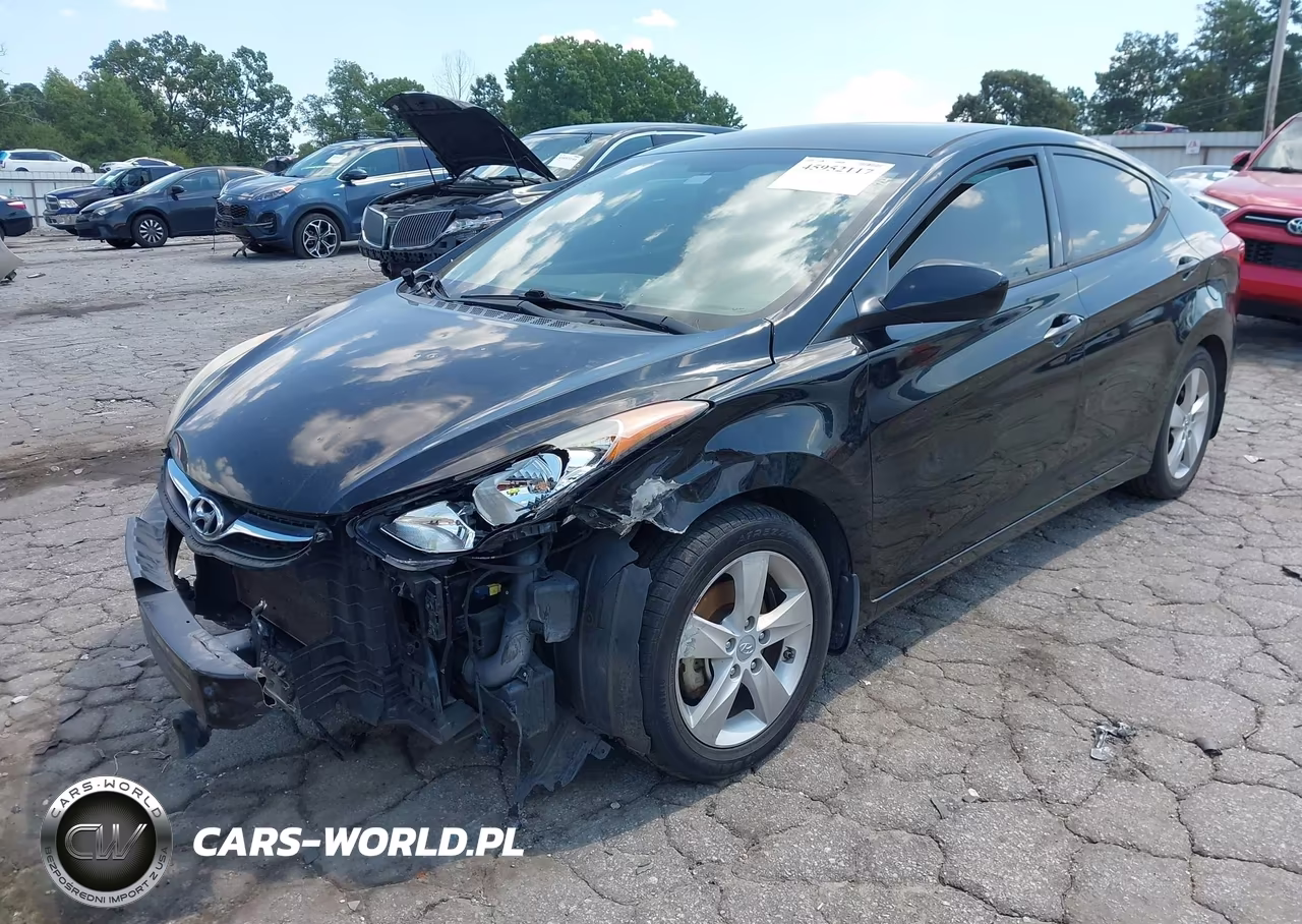 2013 Hyundai Elantra Gls VIN:KMHDH4AE1DU614318 - 2