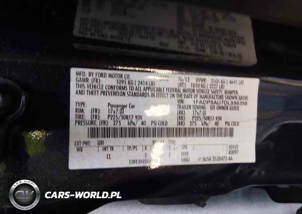 2013 Ford C-Max Hybrid Se VIN:1FADP5AU7DL556358 - 9