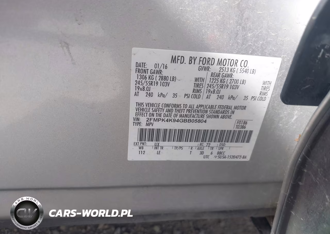 2016 Ford Edge Titanium VIN:2FMPK4K94GBB05804 - 9