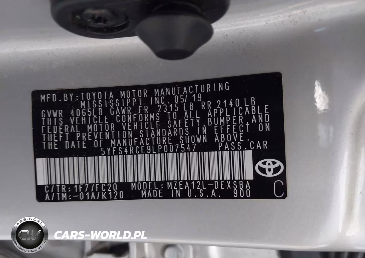 2020 Toyota Corolla Se VIN:5YFS4RCE9LP007547 - 9