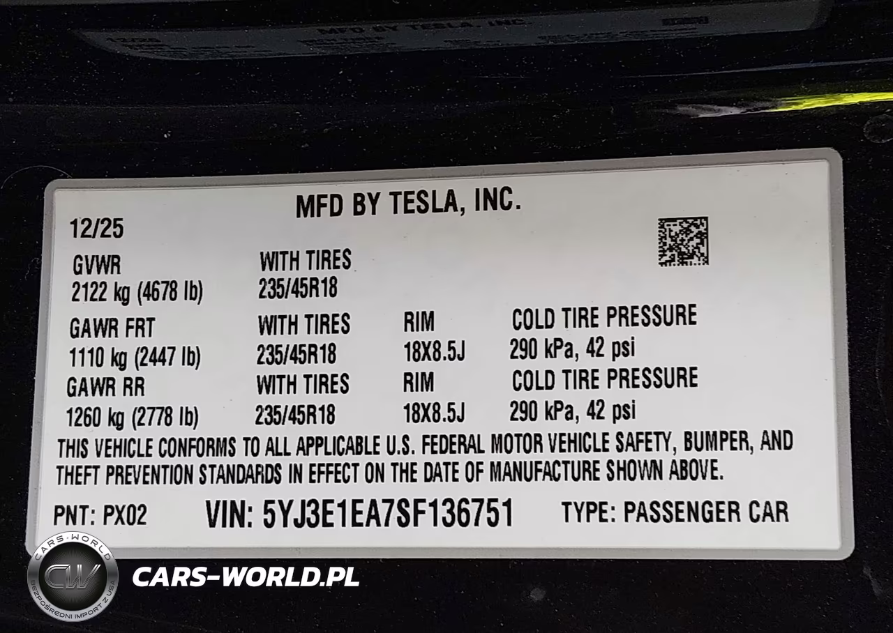 2025 Tesla Model 3 Long Range Rear-Wheel Drive-Standard Rear-Wheel Drive VIN:5YJ3E1EA7SF136751 - 9