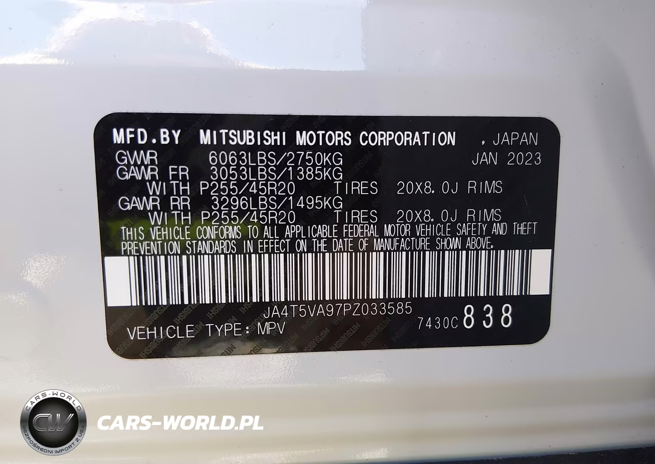 2023 Mitsubishi Outlander Phev 40Th Anniversary S-Awc-Sel S-Awc VIN:JA4T5VA97PZ033585 - 9