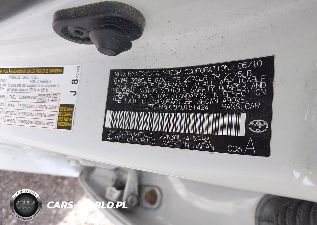 2010 Toyota Prius Ii VIN:JTDKN3DU8A0181424 - 9