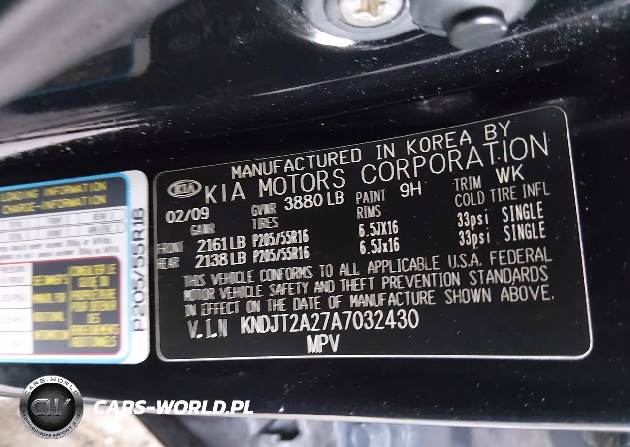 2010 Kia Soul + VIN:KNDJT2A27A7032430 - 9