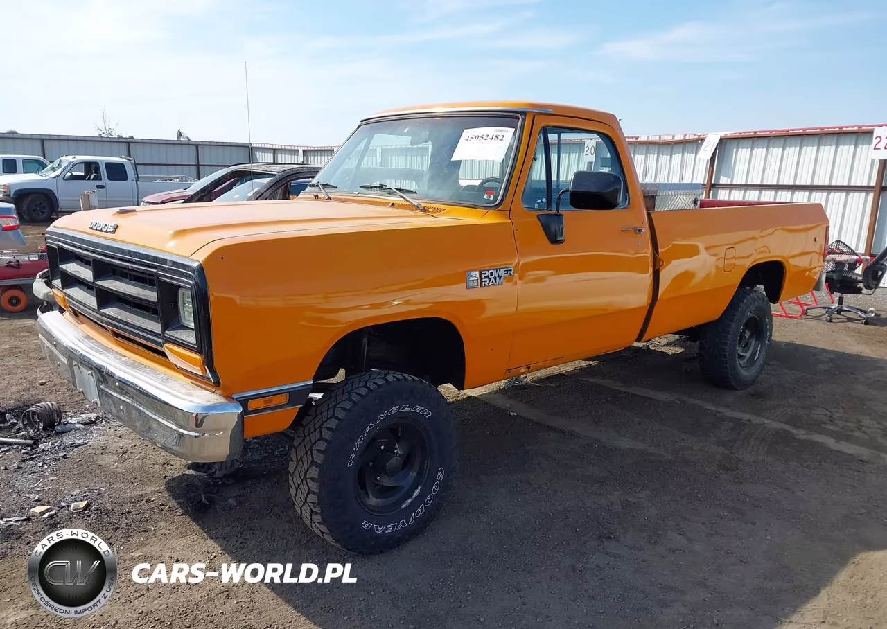 1988 Dodge W-Series W150 VIN:1B7HW14W0JS789973 - 2