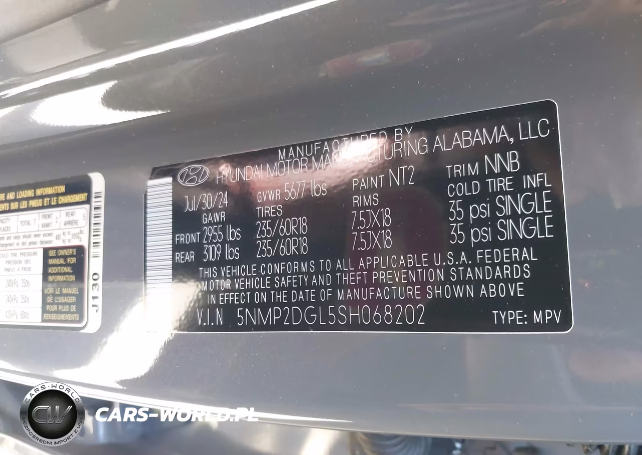 2025 Hyundai Santa Fe Sel VIN:5NMP2DGL5SH068202 - 9