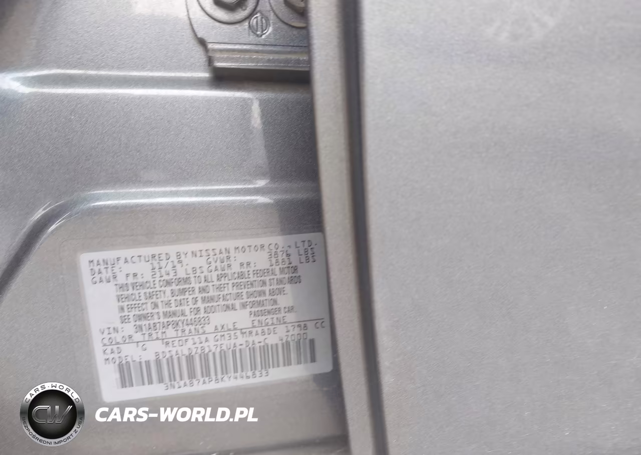 2019 Nissan Sentra Sv VIN:3N1AB7AP8KY446833 - 9