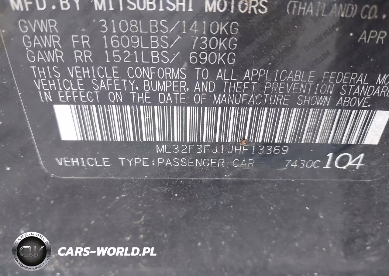 2018 Mitsubishi Mirage G4 Es VIN:ML32F3FJ1JHF13369 - 9