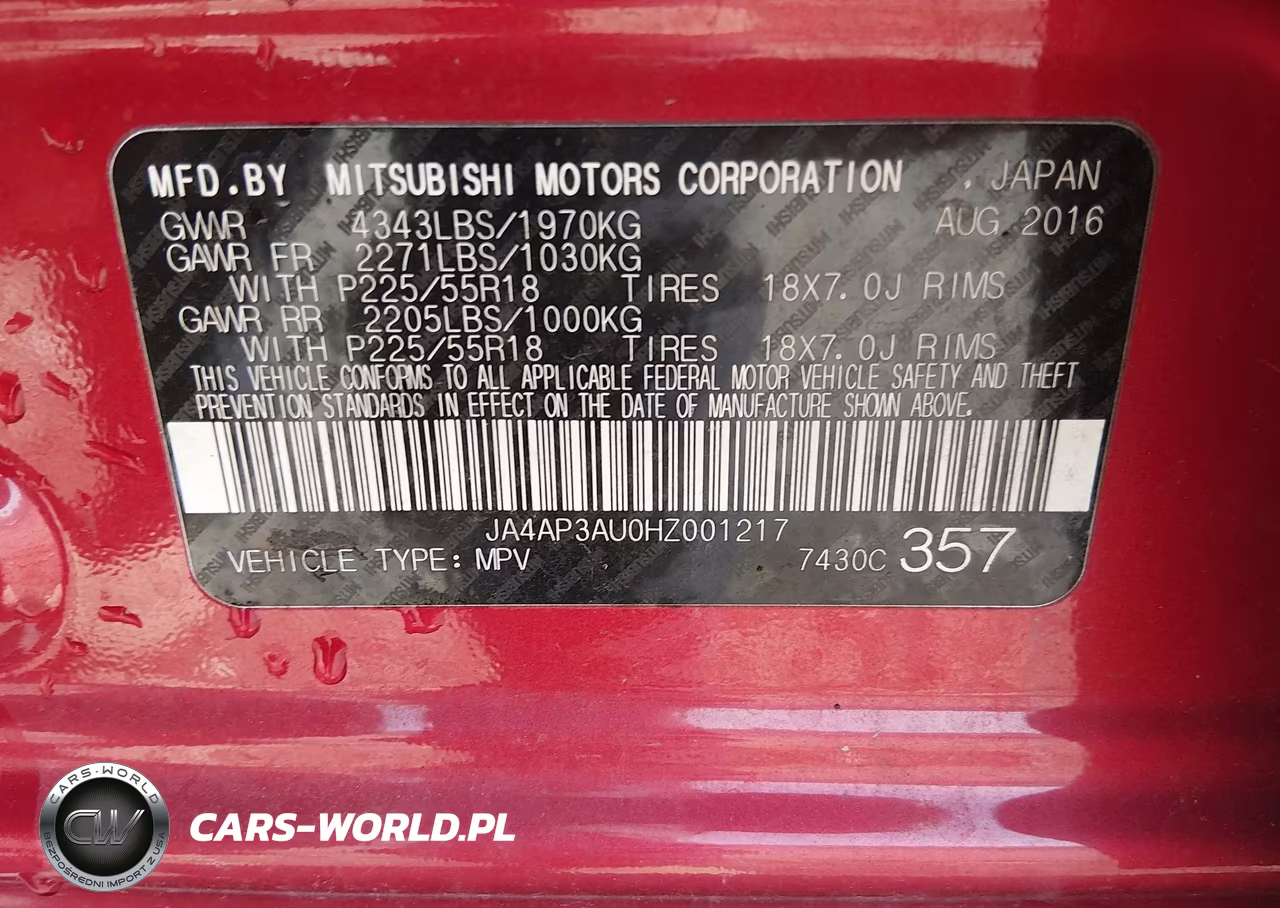 2017 Mitsubishi Outlander Sport 2.0 Es-2.0 Le VIN:JA4AP3AU0HZ001217 - 9
