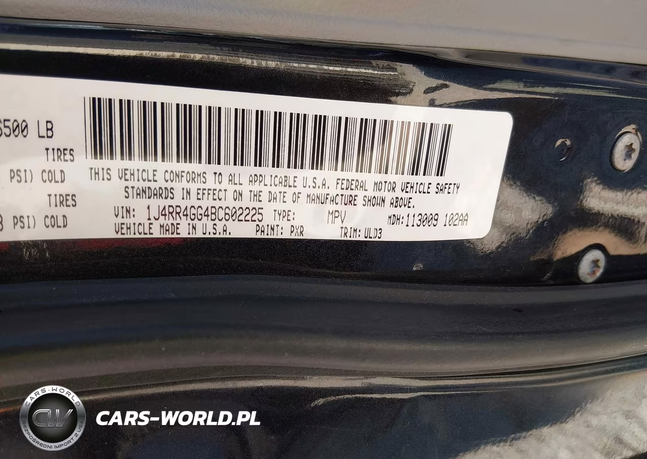 2011 Jeep Grand Cherokee Laredo VIN:1J4RR4GG4BC602225 - 9