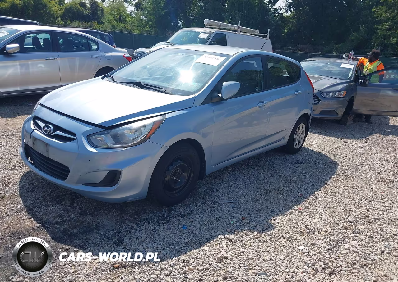 2012 Hyundai Accent Gs VIN:KMHCT5AE3CU033627 - 2