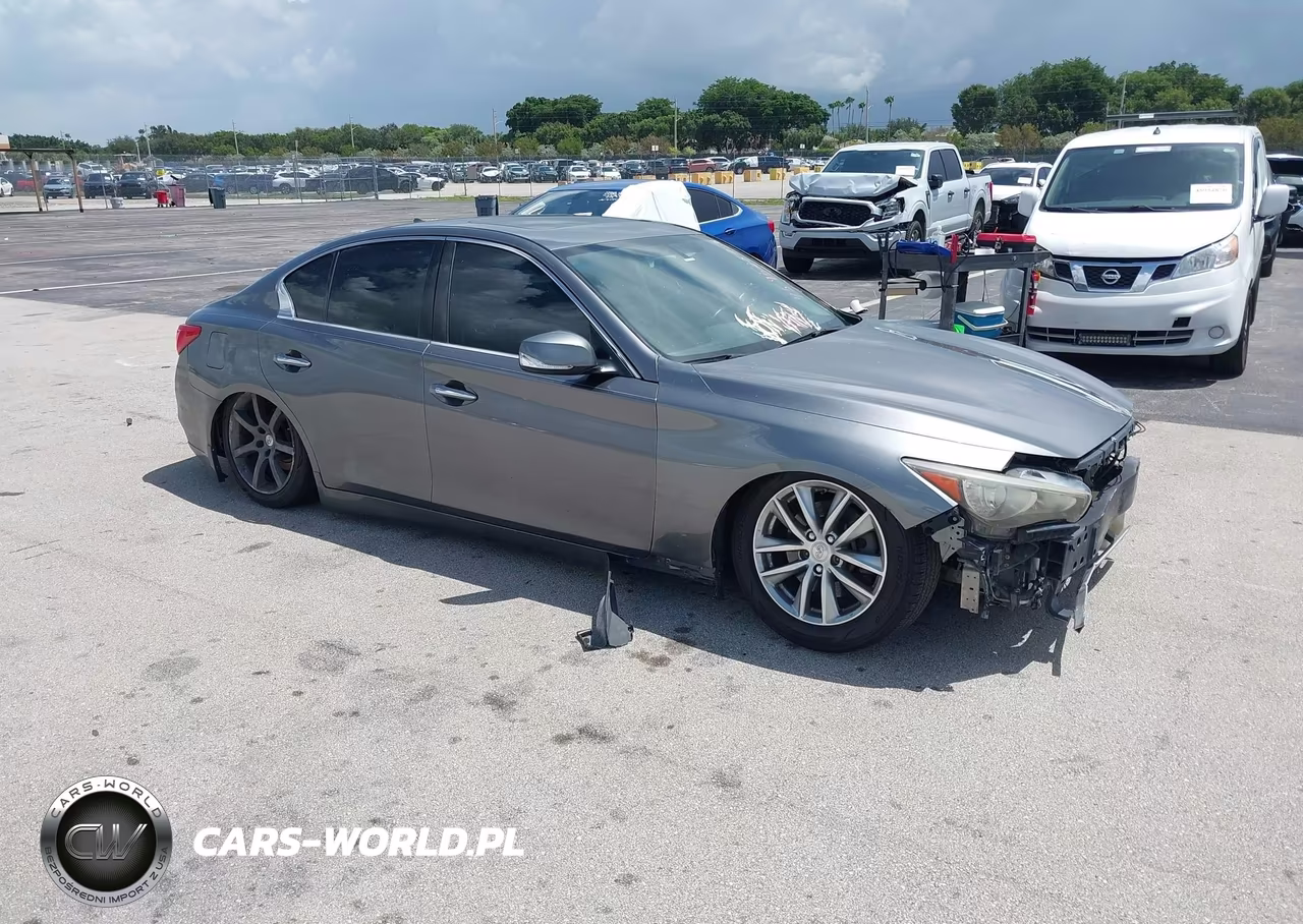 2014 Infiniti Q50 Premium VIN:JN1BV7AP9EM684631 - 1