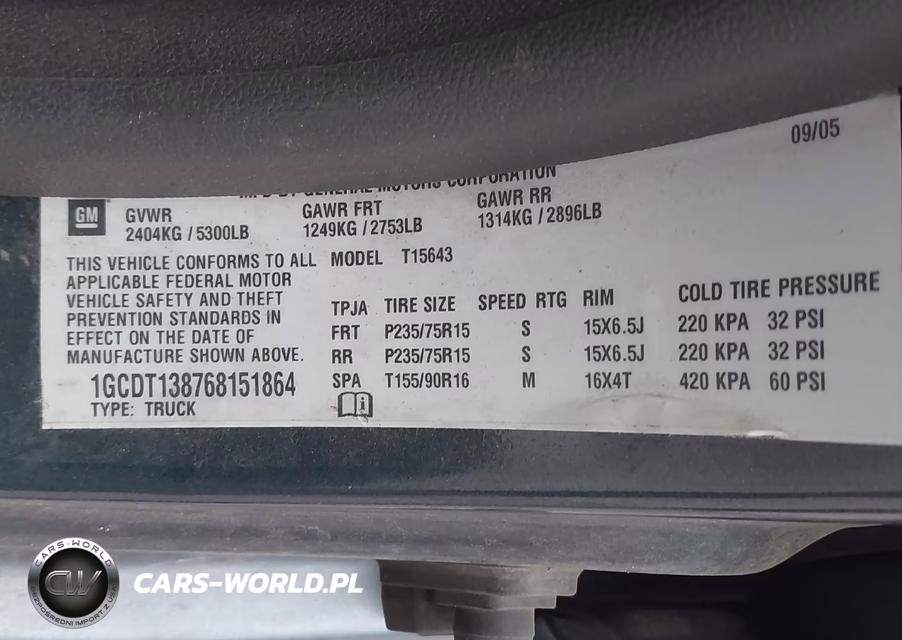 2006 Chevrolet Colorado Lt VIN:1GCDT138768151864 - 9