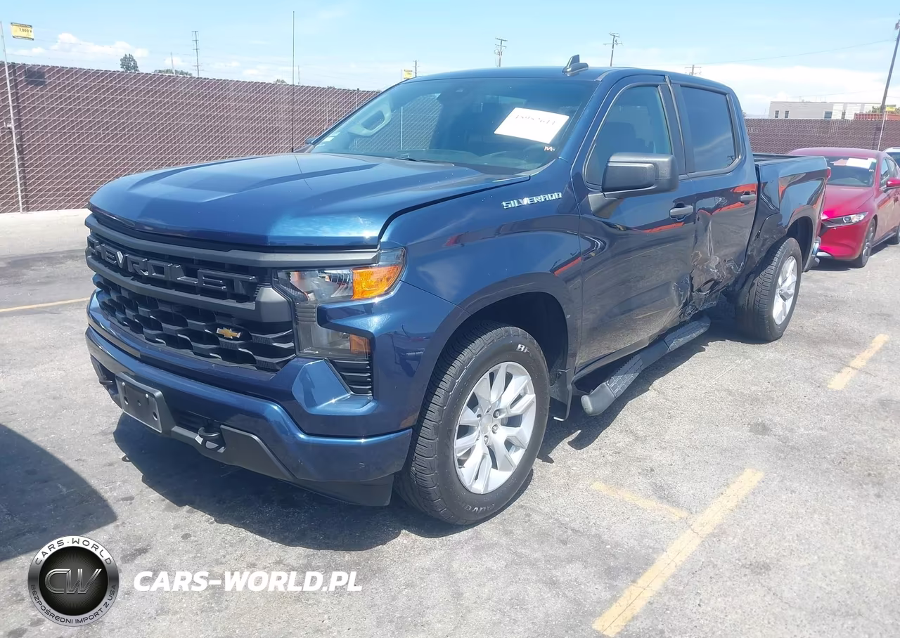 2022 Chevrolet Silverado 1500 2Wd Short Bed Custom VIN:1GCPABEK2NZ566911 - 2