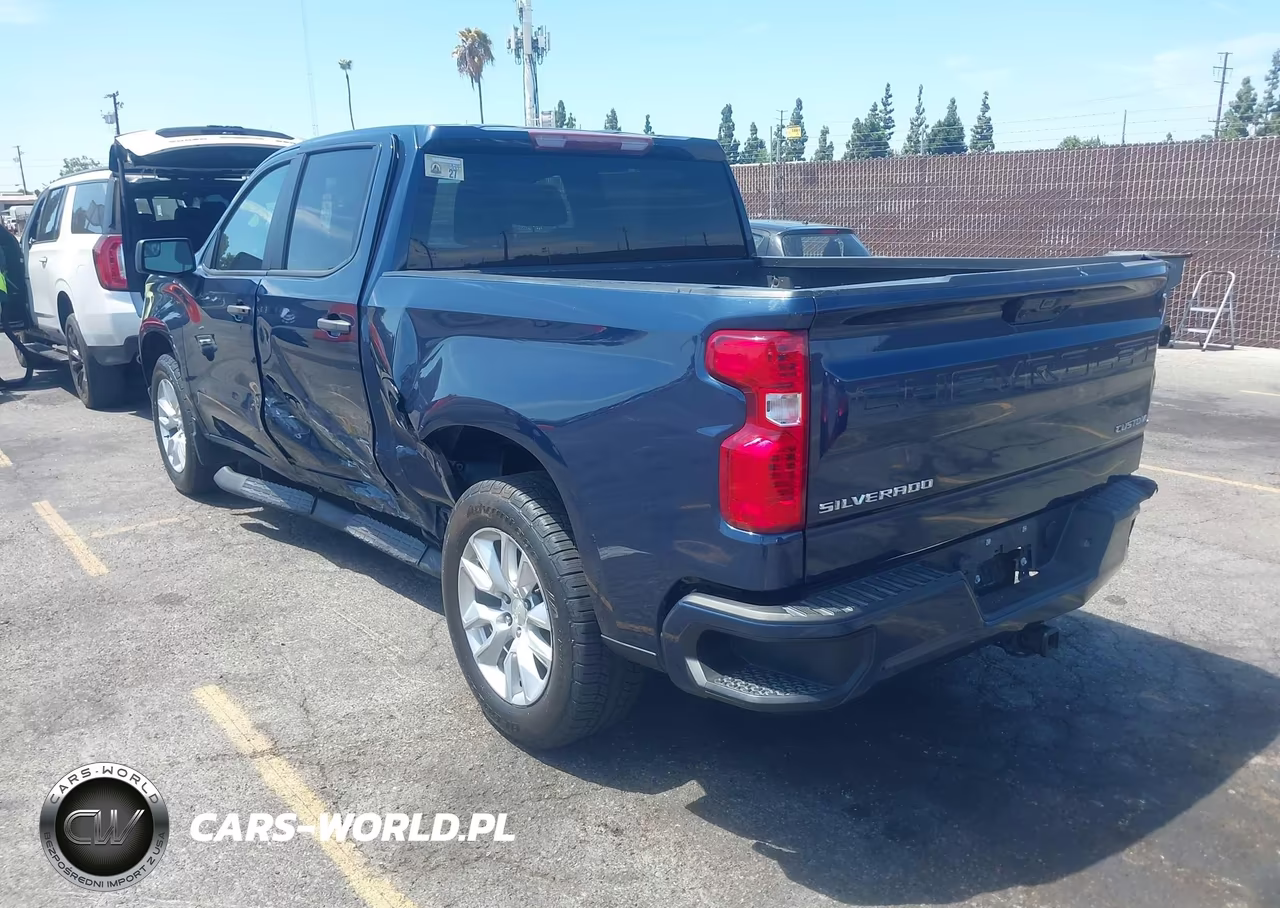 2022 Chevrolet Silverado 1500 2Wd Short Bed Custom VIN:1GCPABEK2NZ566911 - 3