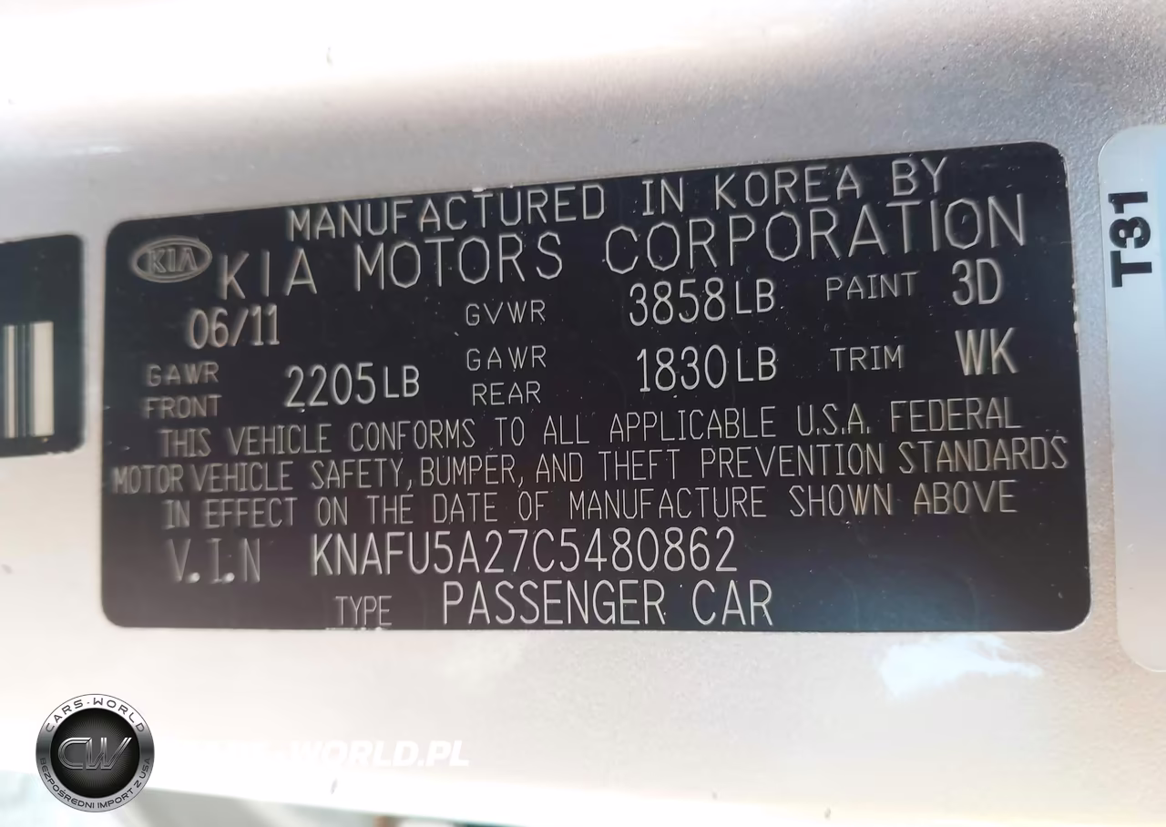 2012 Kia Forte Ex VIN:KNAFU5A27C5480862 - 9