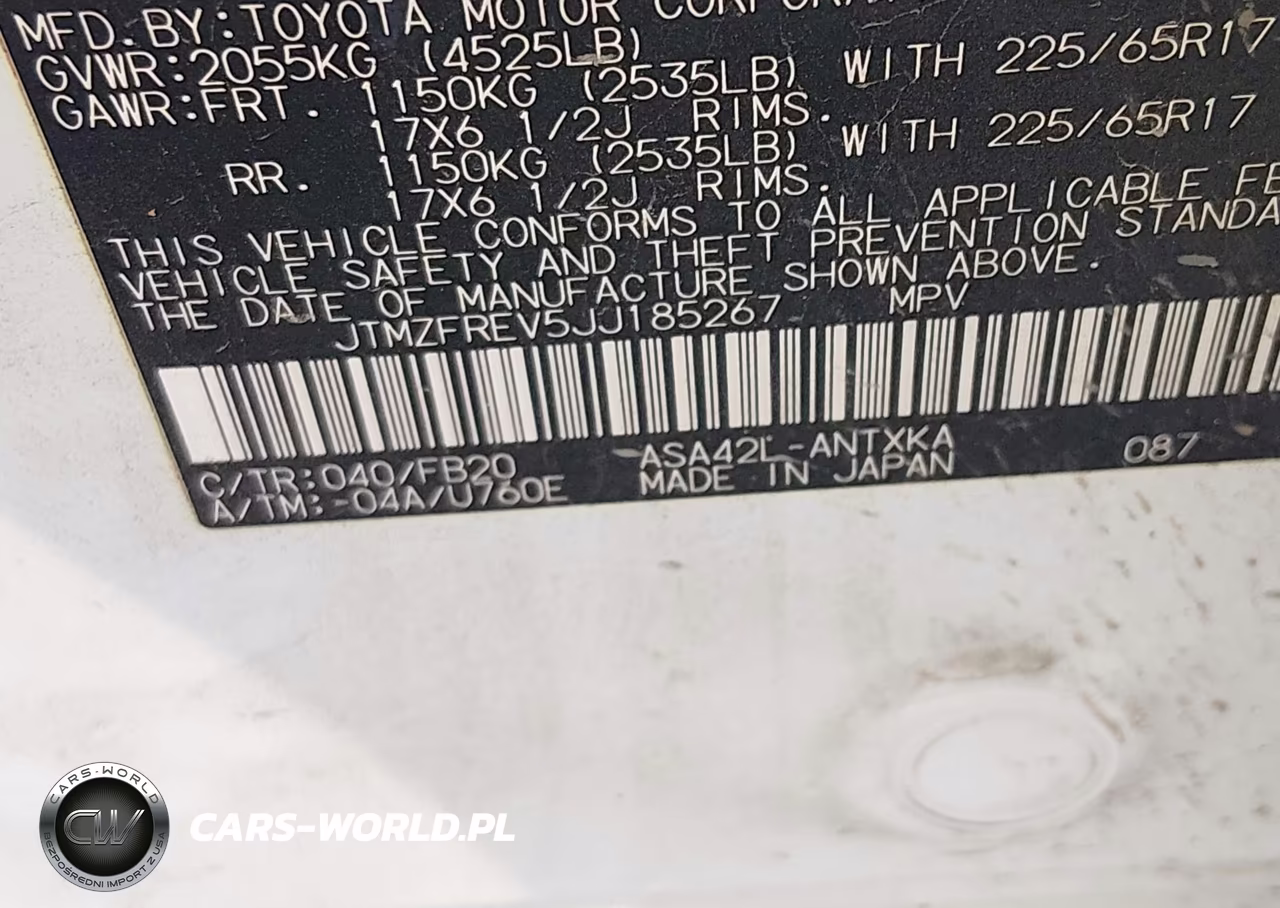 2018 Toyota Rav4 Le VIN:JTMZFREV5JJ185267 - 9