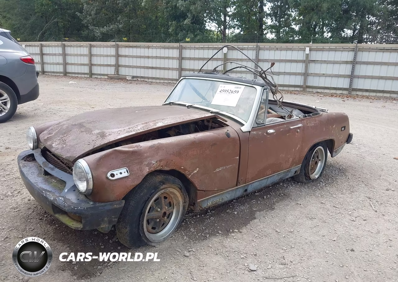 1979 Mg Midget VIN:GAN6UL221643G - 2