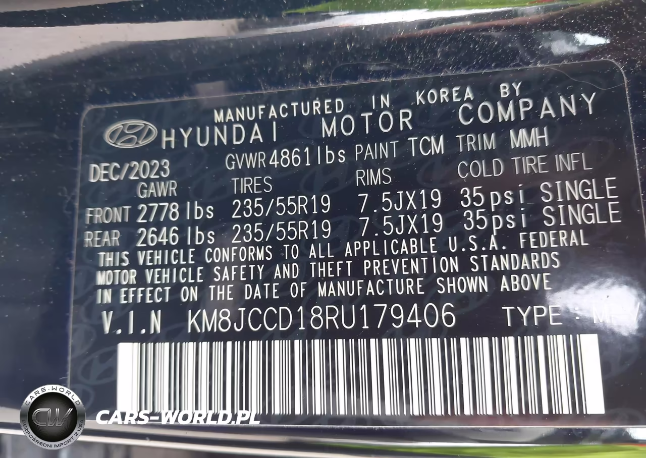2024 Hyundai Tucson Hybrid Sel Convenience VIN:KM8JCCD18RU179406 - 9