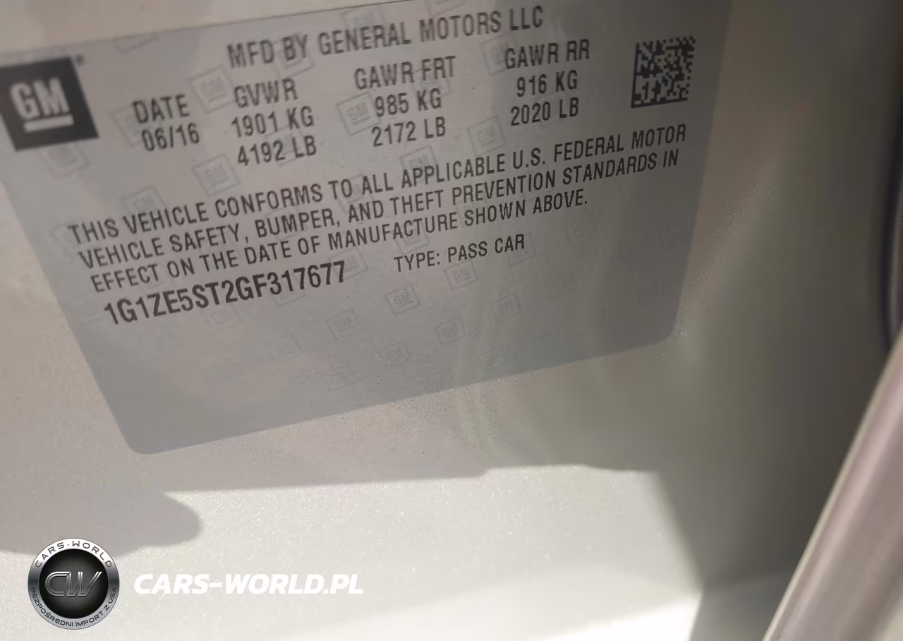 2016 Chevrolet Malibu 1Lt VIN:1G1ZE5ST2GF317677 - 9