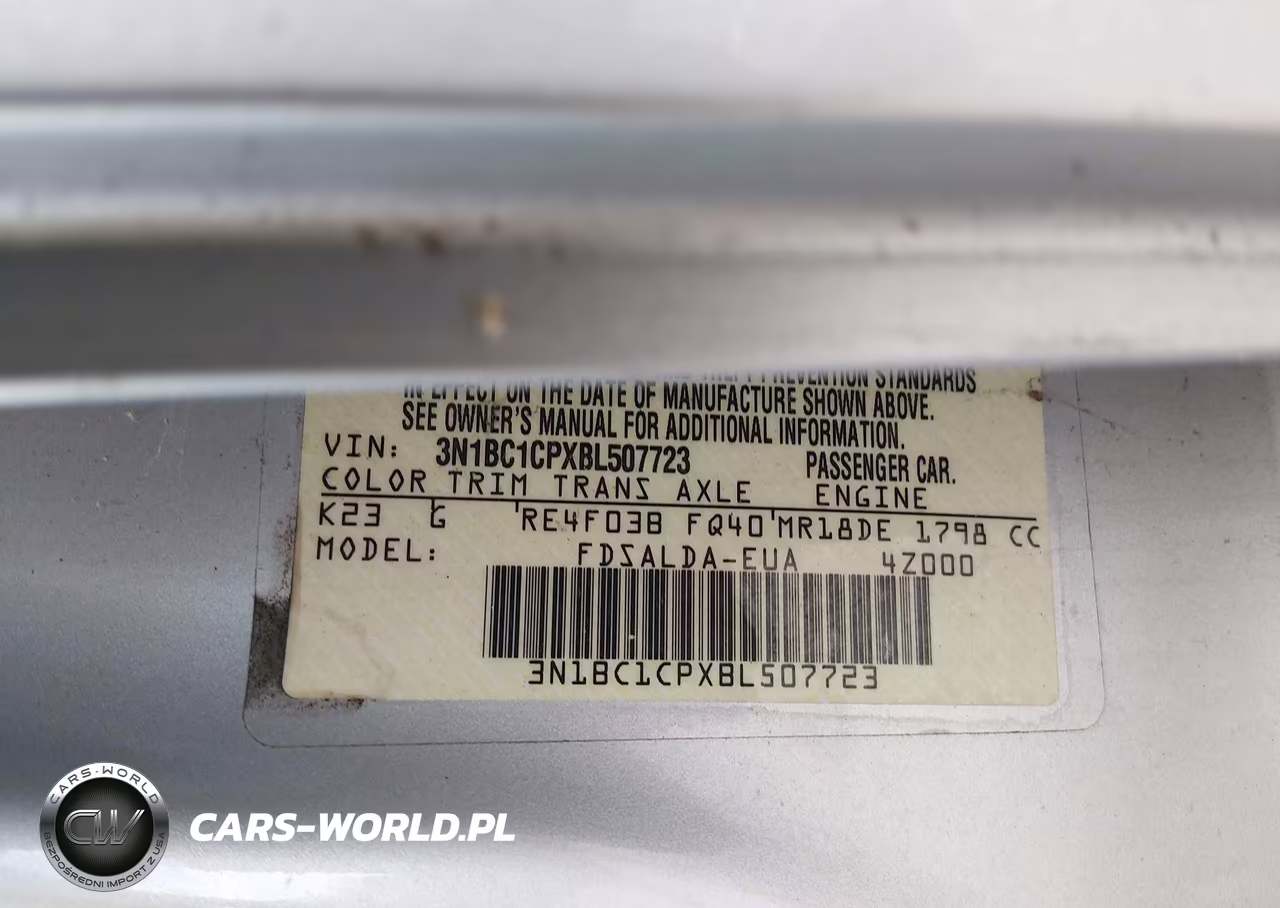 2011 Nissan Versa 1.8S VIN:3N1BC1CPXBL507723 - 9