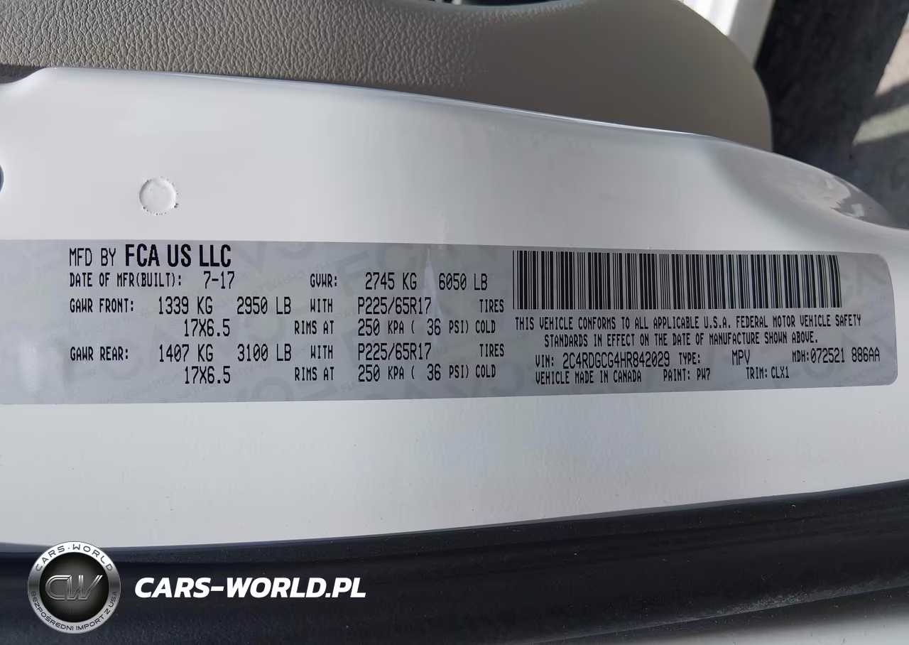 2017 Dodge Grand Caravan Sxt VIN:2C4RDGCG4HR842029 - 9