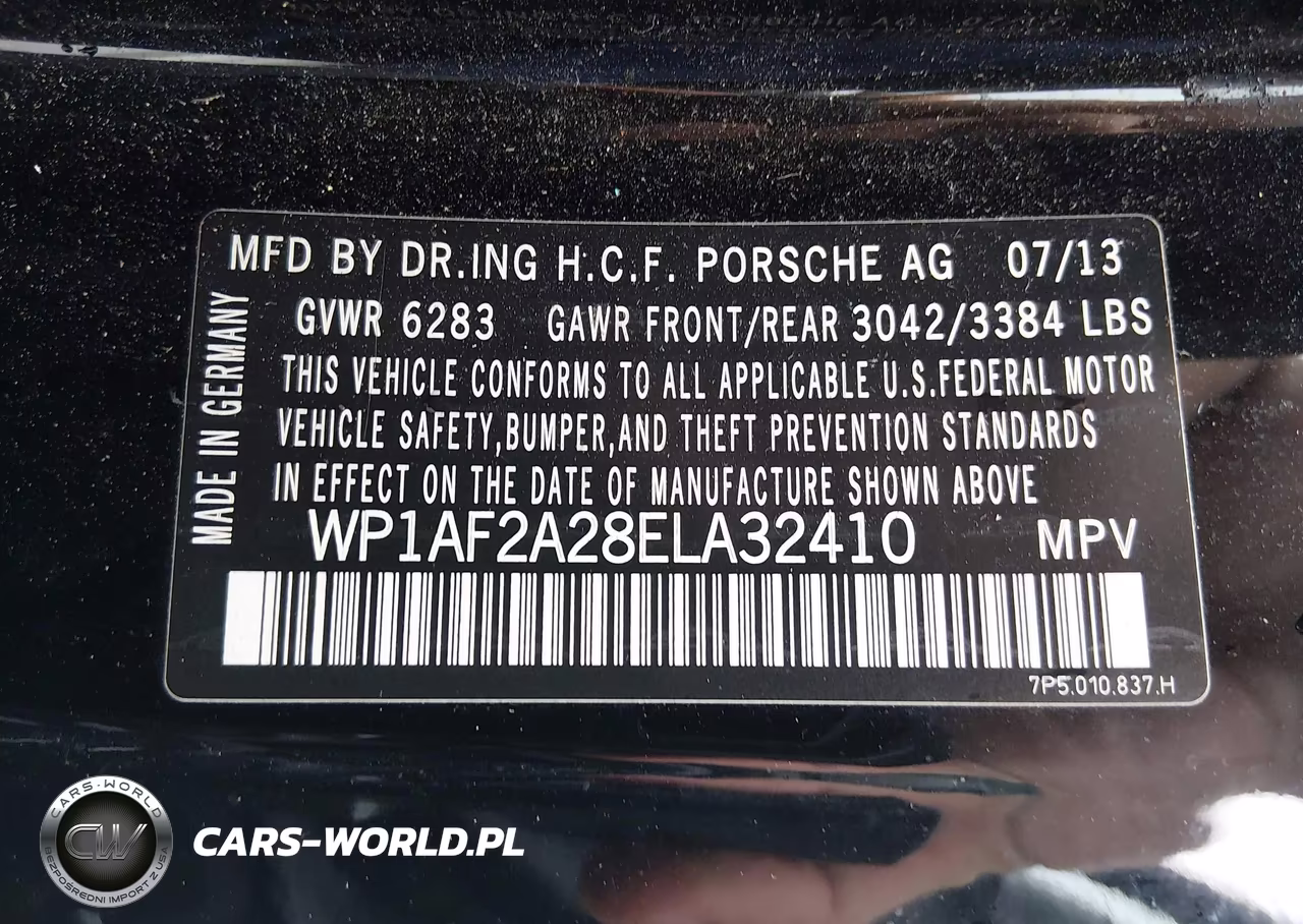 2014 Porsche Cayenne Diesel VIN:WP1AF2A28ELA32410 - 9