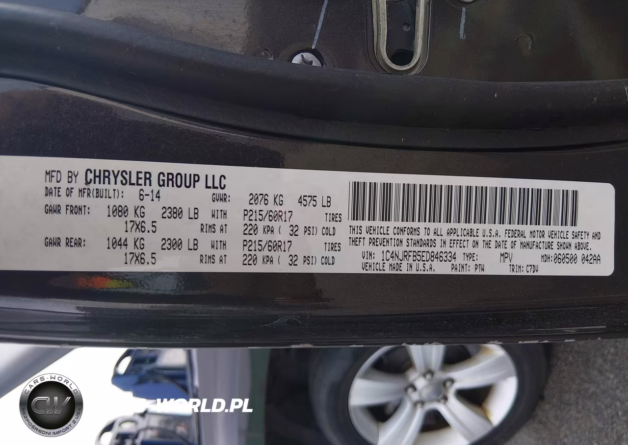 2014 Jeep Patriot Latitude VIN:1C4NJRFB5ED846334 - 9