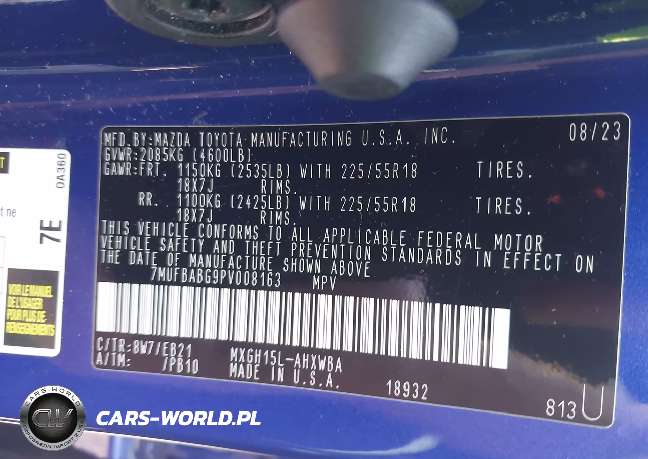 2023 Toyota Corolla Cross Hybrid Xse VIN:7MUFBABG9PV008163 - 9