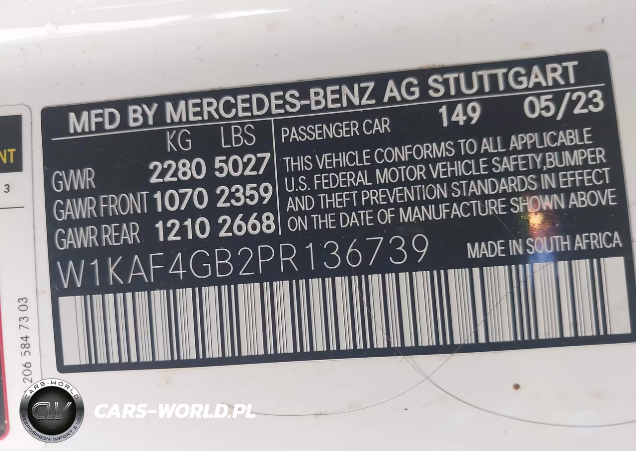 2023 Mercedes-Benz C 300 Sedan VIN:W1KAF4GB2PR136739 - 9