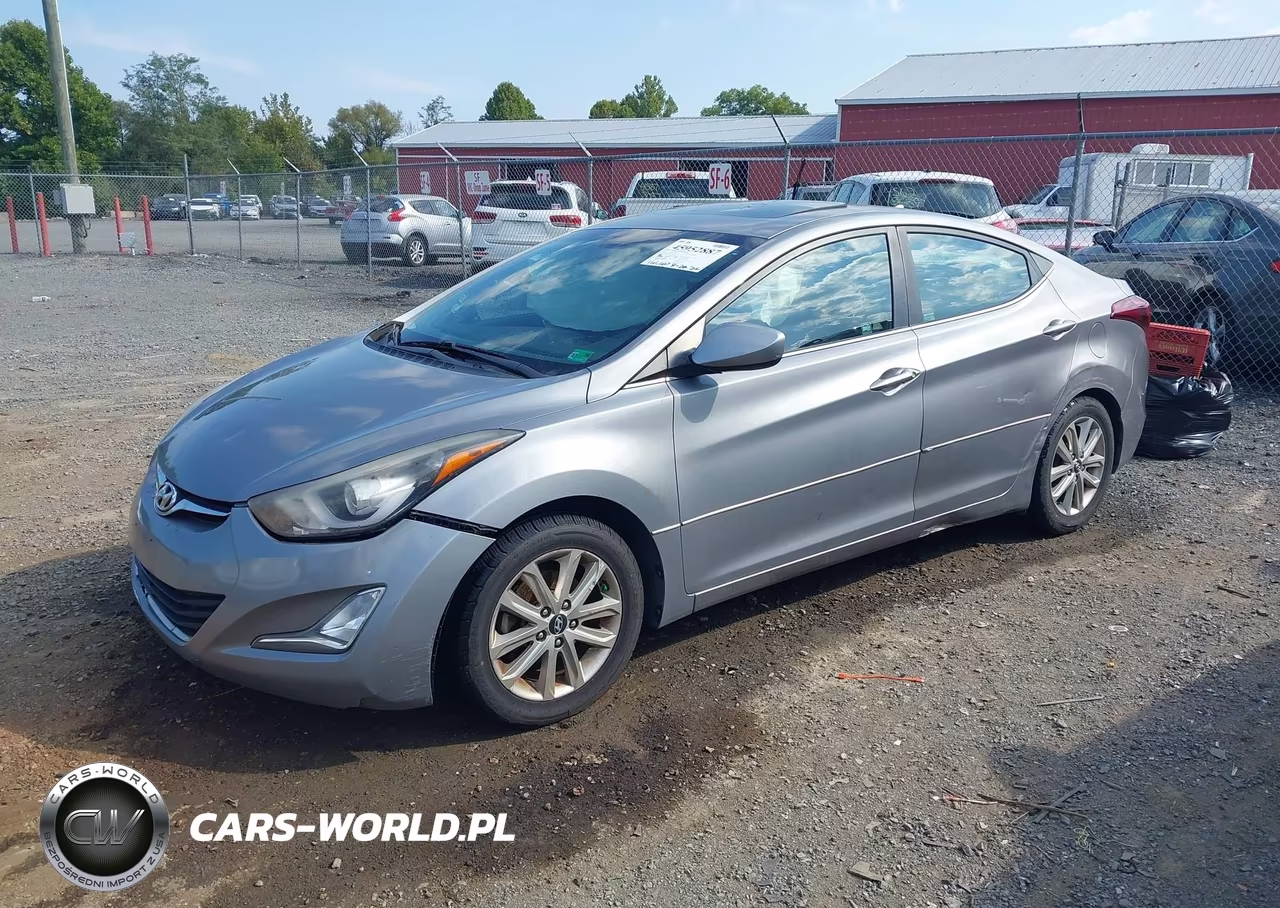 2015 Hyundai Elantra Se VIN:KMHDH4AE3FU345399 - 2