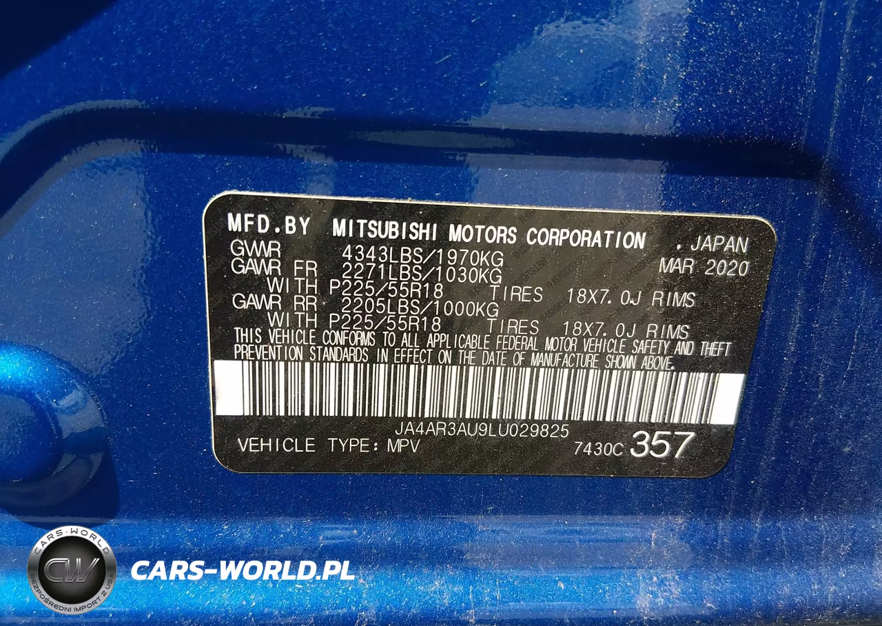 2020 Mitsubishi Outlander Sport 2.0 Sp Awc VIN:JA4AR3AU9LU029825 - 9