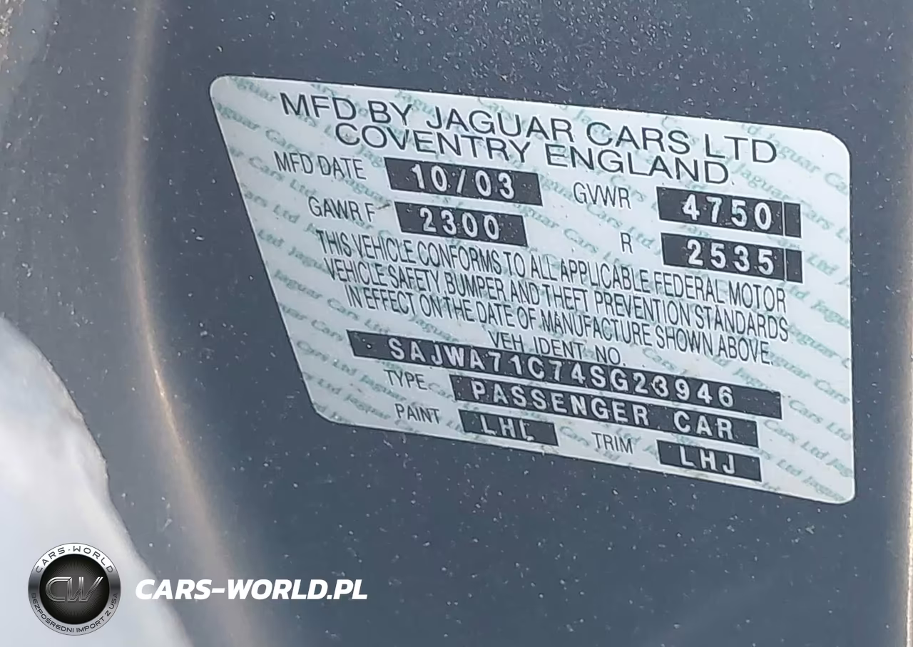 2004 Jaguar Xj Xj8 VIN:SAJWA71C74SG23946 - 9