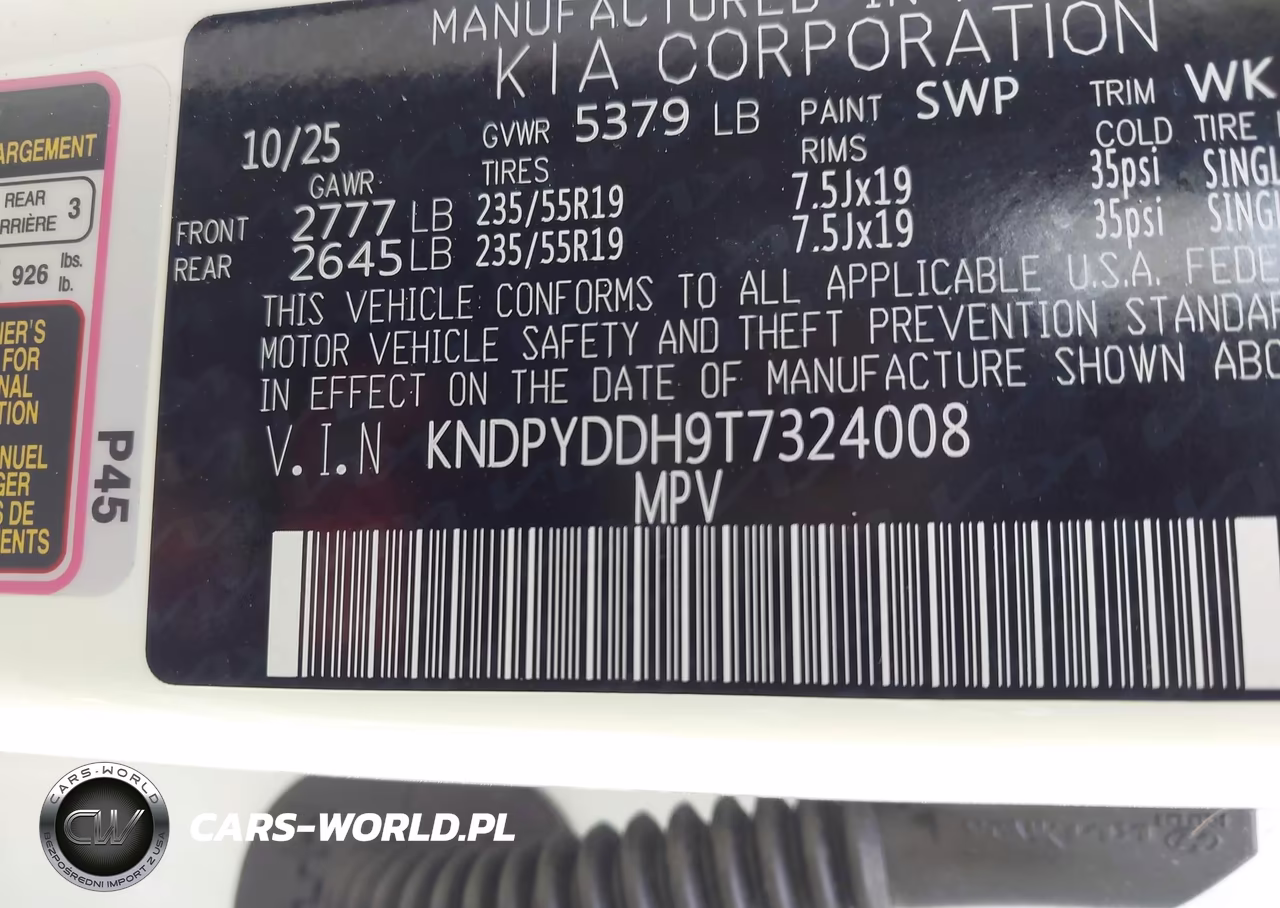 2026 Kia Sportage Plug-In Hybrid X-Line VIN:KNDPYDDH9T7324008 - 9