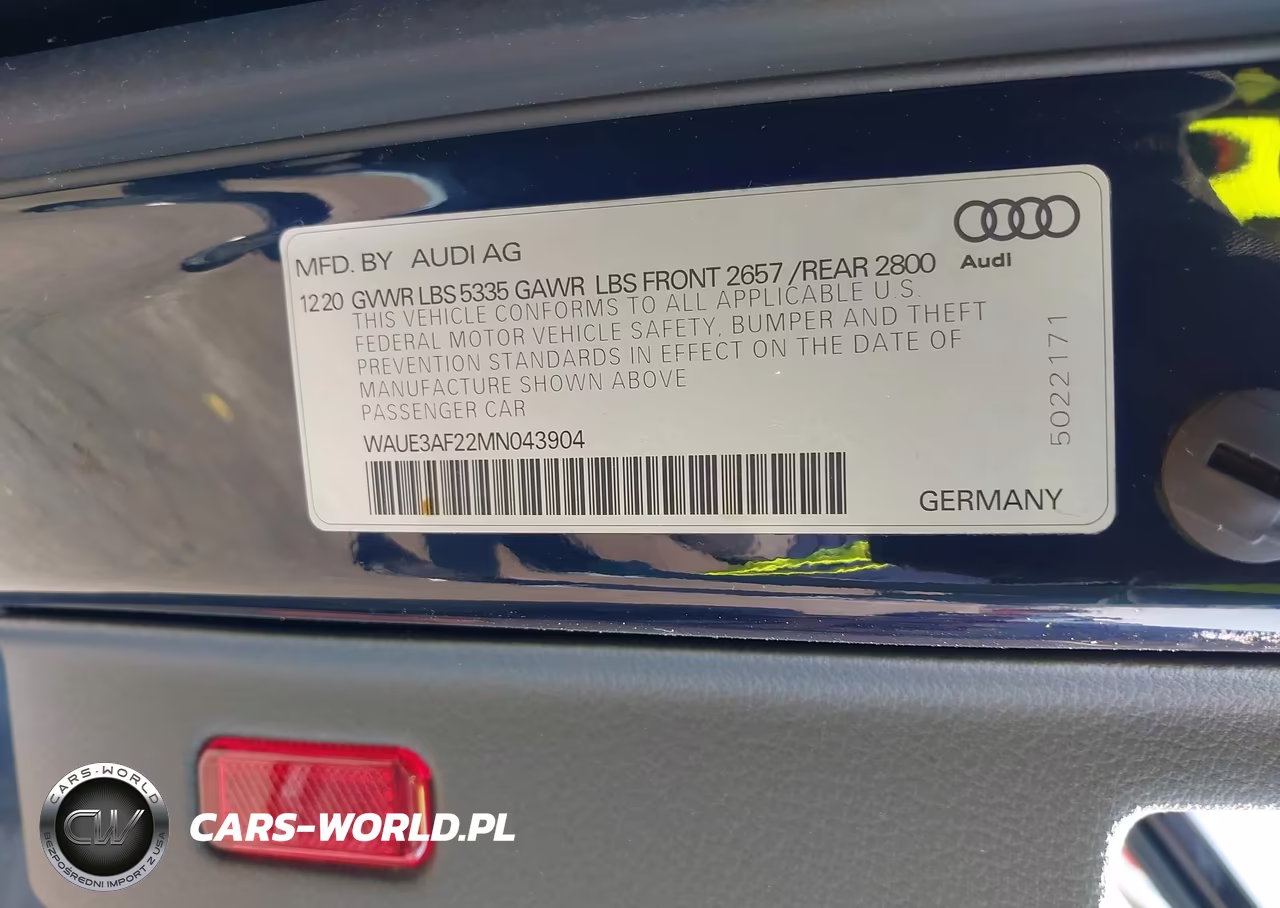 2021 Audi A6 Premium Plus 45 Tfsi Quattro S Tronic VIN:WAUE3AF22MN043904 - 9