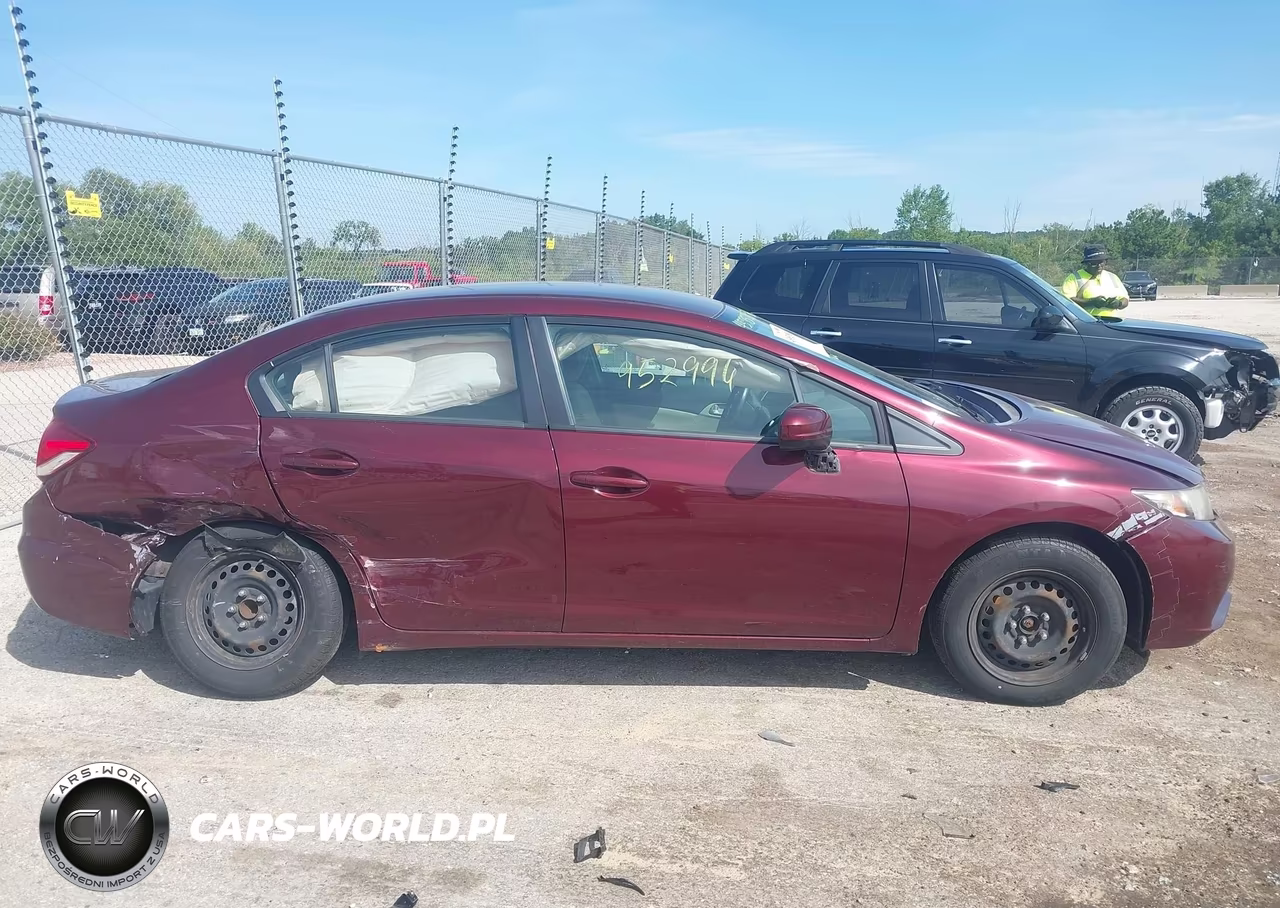 2014 Honda Civic Lx VIN:19XFB2F55EE017815 - 12