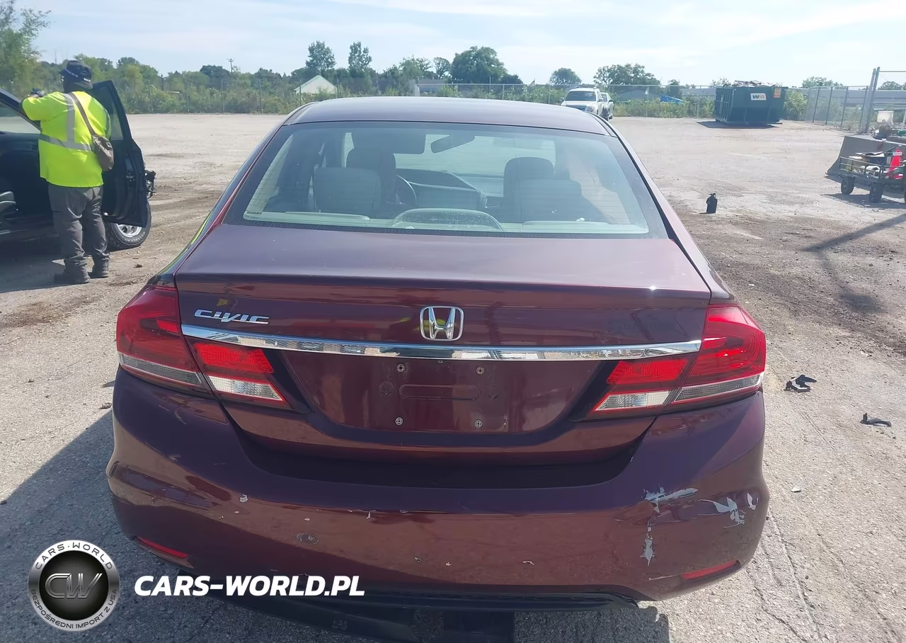 2014 Honda Civic Lx VIN:19XFB2F55EE017815 - 15
