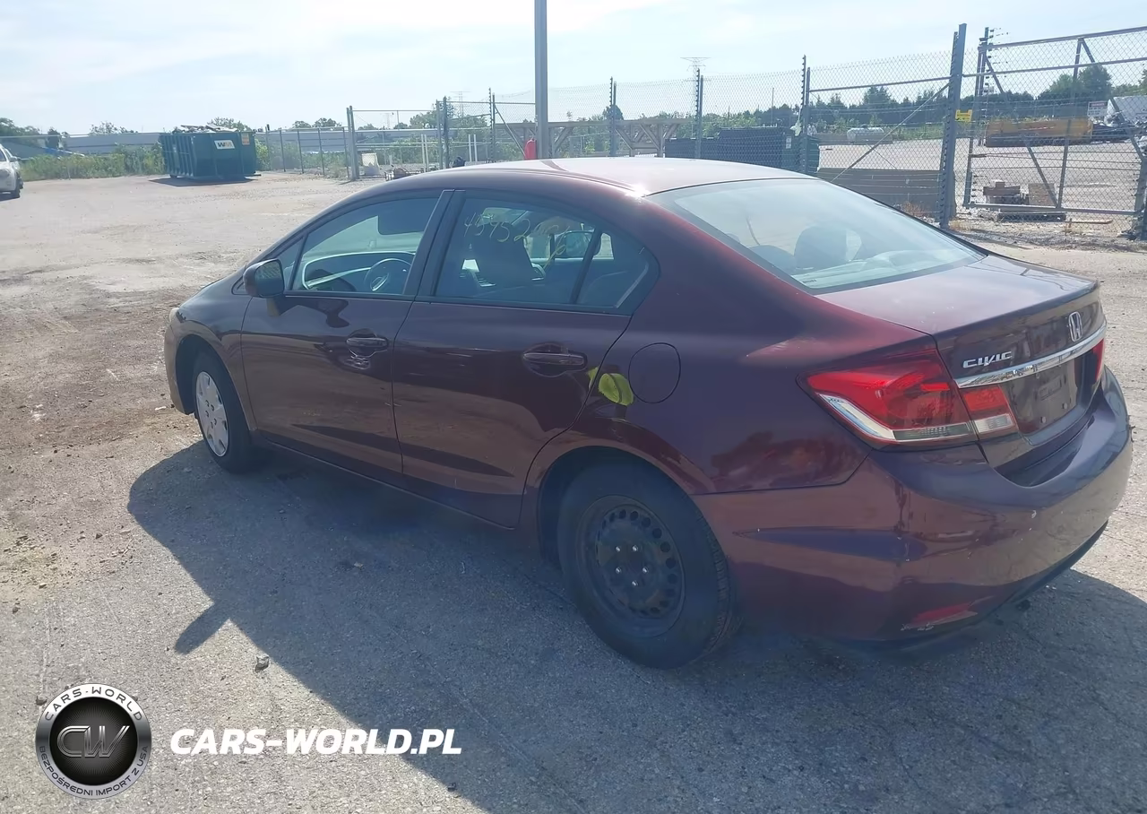 2014 Honda Civic Lx VIN:19XFB2F55EE017815 - 3