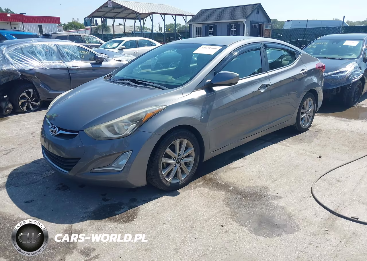 2014 Hyundai Elantra Se VIN:5NPDH4AE7EH502896 - 2
