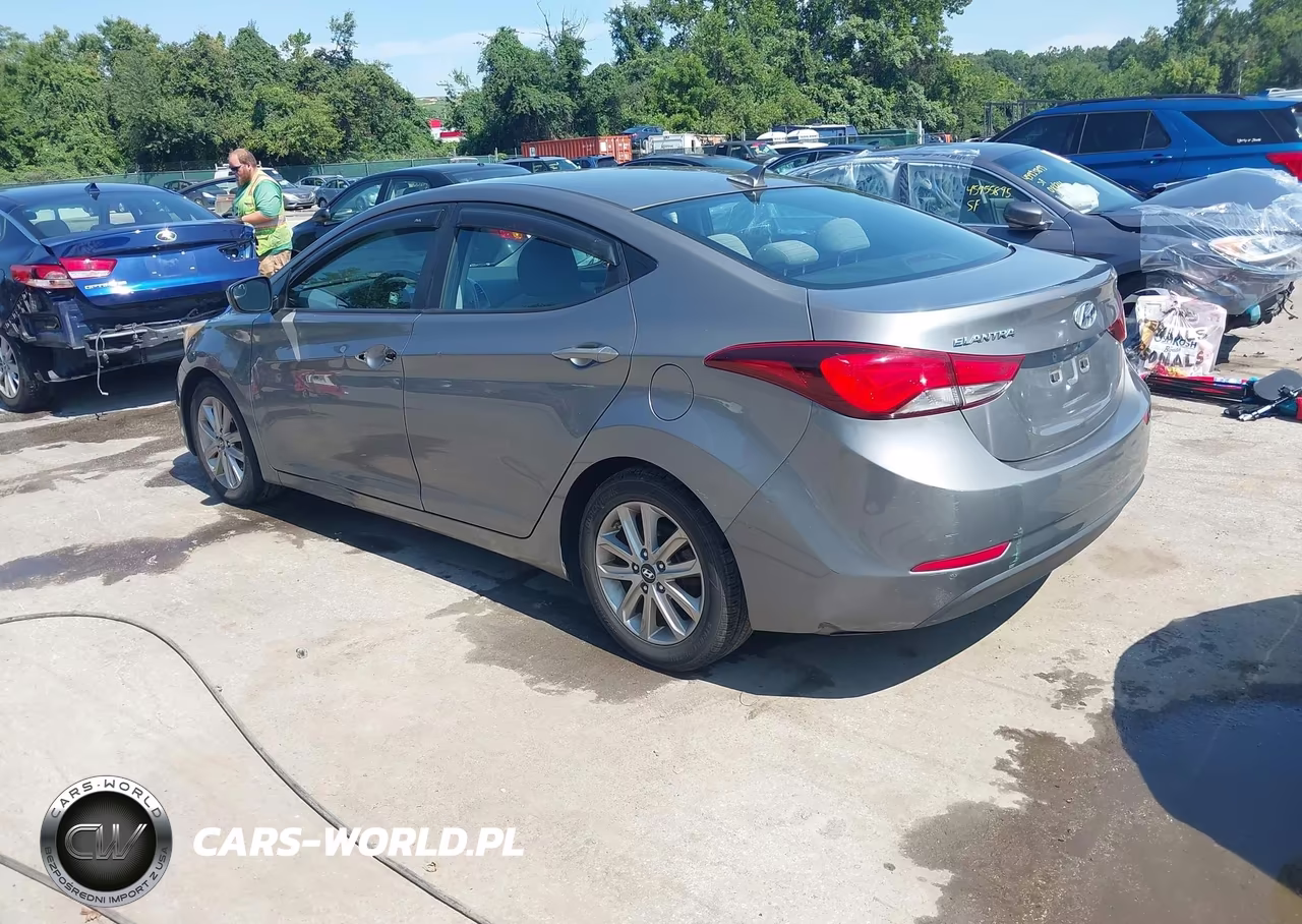 2014 Hyundai Elantra Se VIN:5NPDH4AE7EH502896 - 3