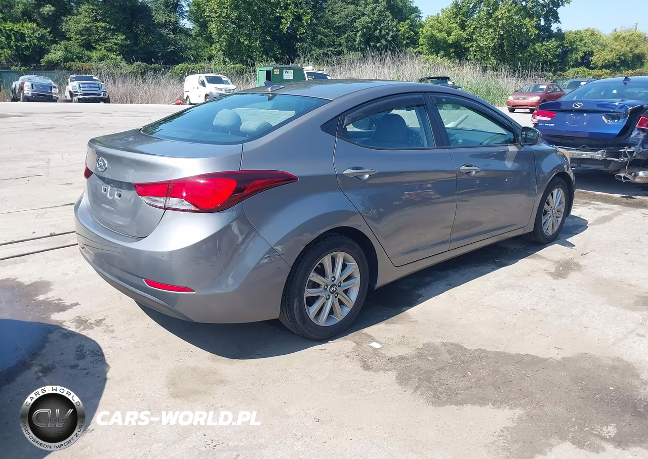 2014 Hyundai Elantra Se VIN:5NPDH4AE7EH502896 - 4